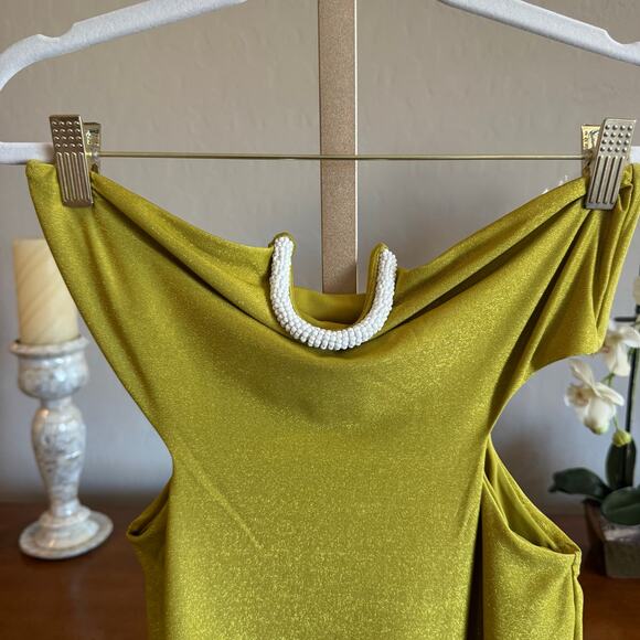 Baobab Petra Maxi Dress Lemon Zest M NWT $300 - Picture 4 of 12